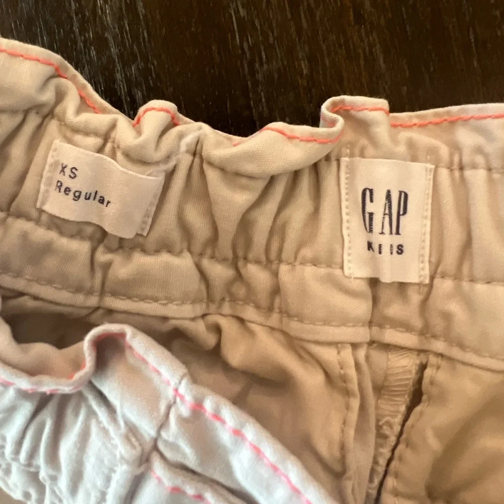 Gap Girls Khaki and Pink Shorts XS